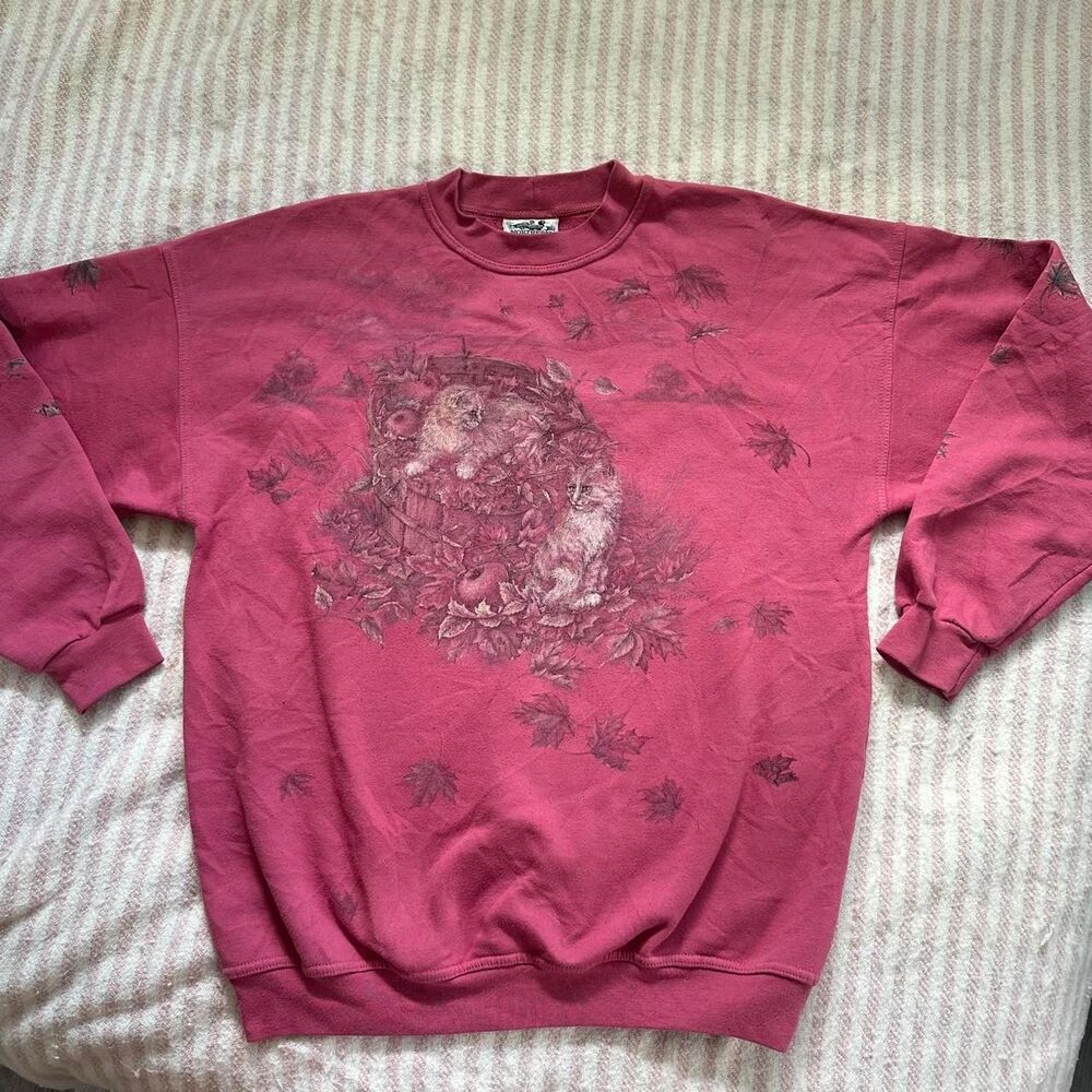 Northern-reflections Women's Pink and Red Sweatshirt